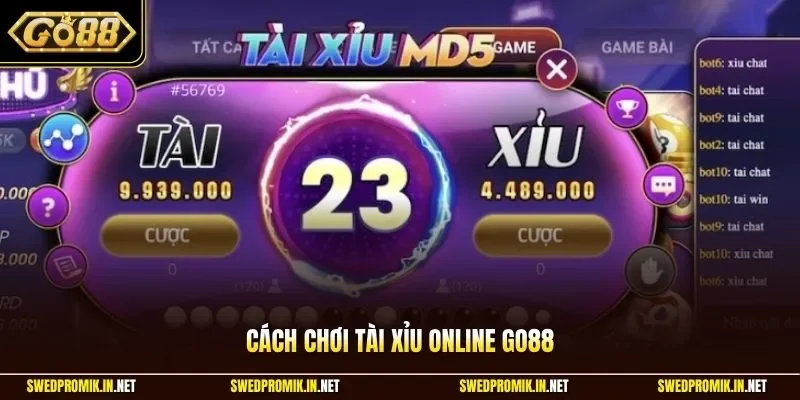 Cách chơi Tài Xỉu online
