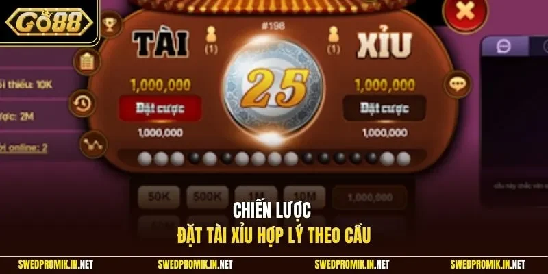 Chiến lược đặt tài xỉu hợp lý theo cầu