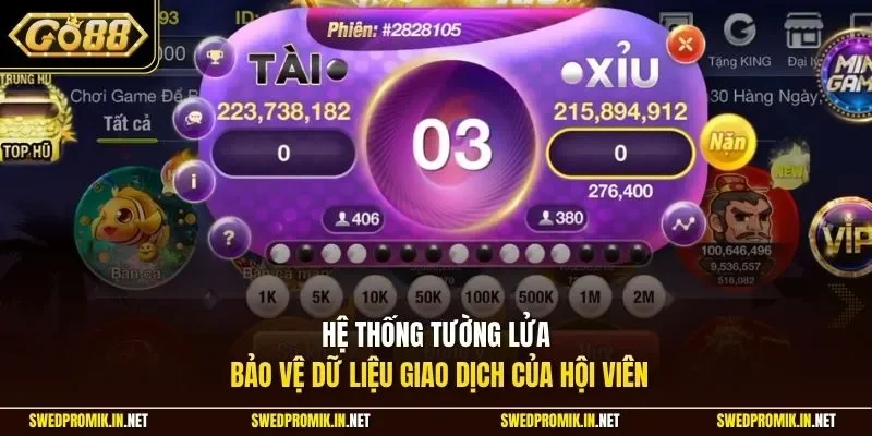 Hệ thống tường lửa bảo vệ dữ liệu giao dịch của hội viên