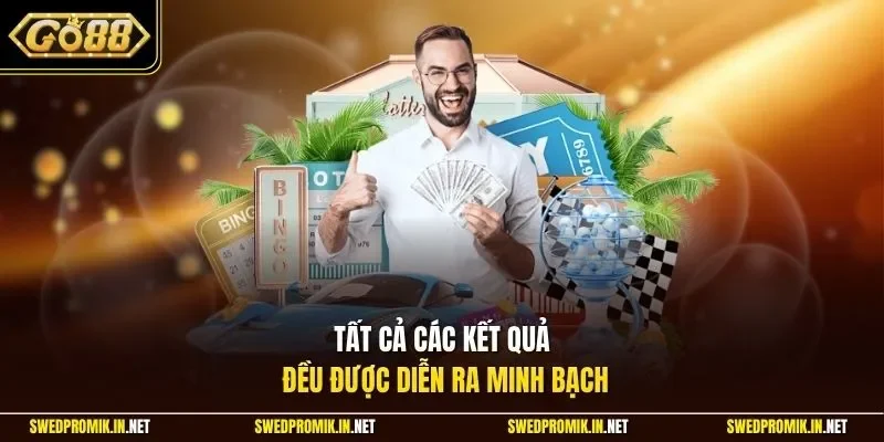 Tất cả các kết quả đều được diễn ra minh bạch