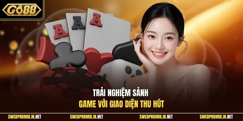 Trải nghiệm sảnh game với giao diện thu hút