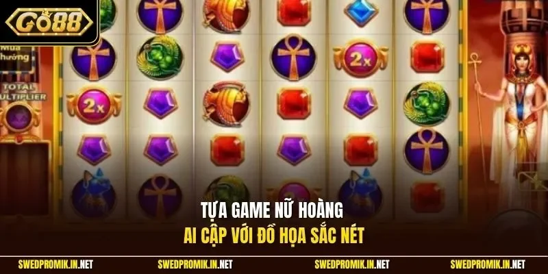 Tựa game Nữ hoàng Ai Cập với đồ họa sắc nét